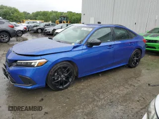 2023 Honda Civic Sport with VIN 2HGFE2F54PH504892, listed as a Copart auction lot 57778685 with 8,109 mi miles and Salvage title. Bid and sale history available at DreamBid. Image 1.