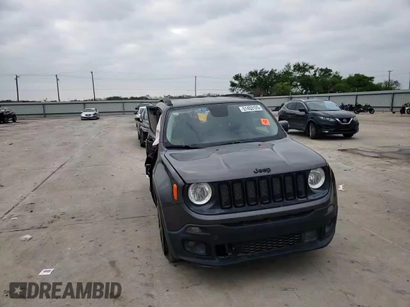 2017 Jeep Renegade Altitude with VIN ZACCJABB9HPG12010, listed as a Copart auction lot 51453125 with Not provided miles and Salvage title. Bid and sale history available at DreamBid. Image 11.