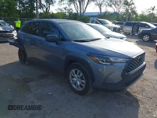 2023 Toyota Corolla Cross L with VIN 7MUAAAAG4PV044969, listed as a IAAI auction lot 42388727 with 26,071 mi miles and . Bid and sale history available at DreamBid. Image 1.