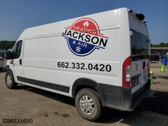 2019 Ram ProMaster Cargo Van with VIN 3C6TRVDG4KE524647, listed as a Copart auction lot 65241154 with 84,873 mi miles and Salvage Title. Bid and sale history available at carsss.com. Image 2.