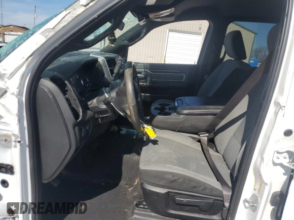 2021 Ram 2500 Big Horn with VIN 3C6UR5DL6MG509091, listed as a Copart auction lot 46130195 with 93,038 mi miles and Salvage title. Bid and sale history available at DreamBid. Image 7.