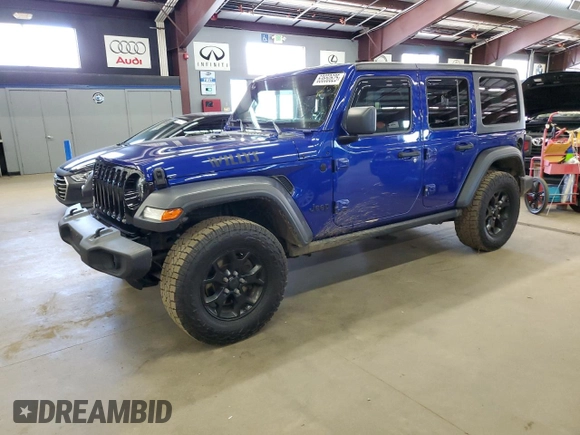 2020 Jeep Wrangler Unlimited Sport Altitude with VIN 1C4HJXDG3LW174064, listed as a Copart auction lot 63650625 with 209,226 mi miles and Clean title. Bid and sale history available at DreamBid. Image 1.