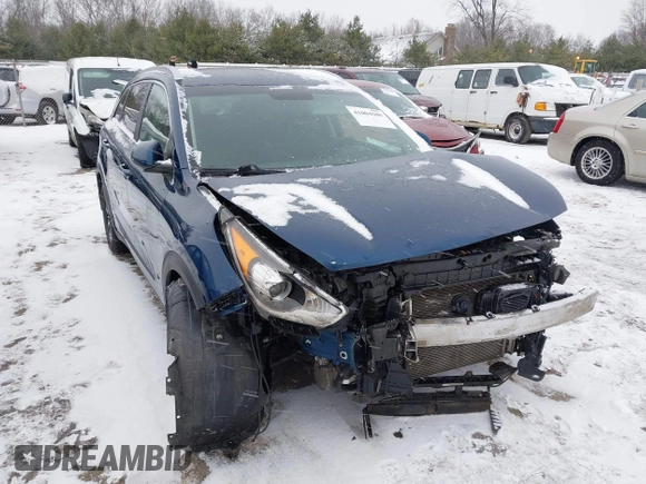 2019 Kia Niro LX with VIN KNDCB3LC5K5216561, listed as a IAAI auction lot 41004309 with 121,617 mi miles and . Bid and sale history available at DreamBid. Image 1.
