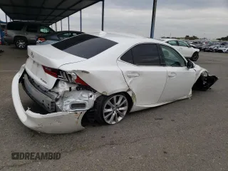 2016 Lexus IS 200t with VIN JTHBA1D26G5033815, listed as a Copart auction lot 49961555 with 95,304 mi miles and Salvage Title. Bid and sale history available at DreamBid. Image 3.