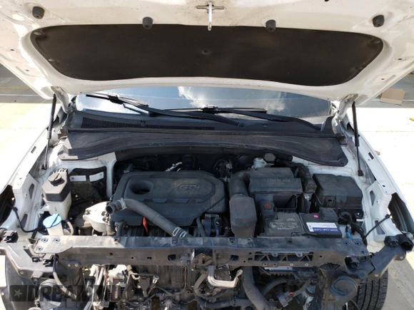 2019 Hyundai Santa Fe SE with VIN 5NMS23ADXKH013816, listed as a Copart auction lot 58556295 with 159,521 mi miles and Salvage title. Bid and sale history available at DreamBid. Image 12.