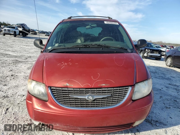 2002 Chrysler Town & Country LXi with VIN 2C4GP54L42R798247, listed as a Copart auction lot 45468355 with 234,460 mi miles and Salvage Title. Bid and sale history available at carsss.com. Image 5.