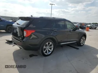 2020 Ford Explorer Platinum with VIN 1FM5K8HC1LGA26482, listed as a Copart auction lot 53667005 with 32,030 mi miles and Salvage title. Bid and sale history available at DreamBid. Image 3.