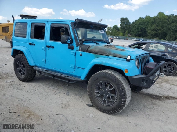 2018 Jeep Wrangler JK Unlimited Sahara with VIN 1C4BJWEG8JL882906, listed as a Copart auction lot 68796164 with 0 mi miles and Salvage Title. Bid and sale history available at carsss.com. Image 4.