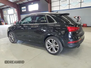 2017 Audi Q3 Prestige with VIN WA1GCCFS0HR002185, listed as a Copart auction lot 76092414 with 100,171 mi miles and Salvage Title. Bid and sale history available at carsss.com. Image 2.