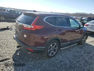 2019 Honda CR-V EX with VIN 7FARW1H53KE005634, listed as a Copart auction lot 44902285 with 77,656 mi miles and Salvage Title. Bid and sale history available at carsss.com. Image 3.
