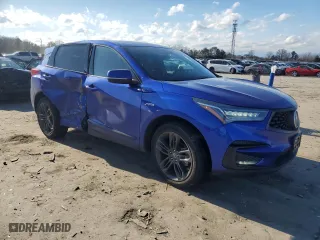 2021 Acura RDX w/A-Spec Package with VIN 5J8TC1H60ML000783, listed as a Copart auction lot 86193164 with 35,693 mi miles and Salvage Title. Bid and sale history available at carsss.com. Image 4.