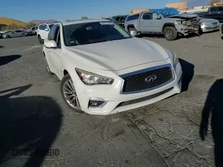 2018 Infiniti Q50 Luxe with VIN JN1EV7AP0JM363553, listed as a Copart auction lot 88481425 with 152,164 mi miles and Salvage Title. Bid and sale history available at DreamBid. Image 10.