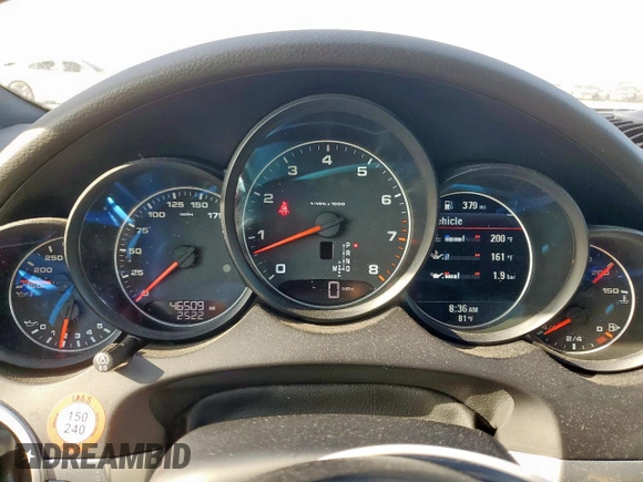 2017 Porsche Cayenne Turbo S E-Hybrid with VIN WP1AA2A28HKA87576, listed as a Copart auction lot 61856885 with 46,509 mi miles and Salvage title. Bid and sale history available at DreamBid. Image 9.