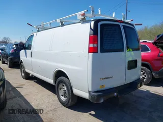 2017 Chevrolet Express Cargo Van with VIN 1GCWGAFF3H1115639, listed as a IAAI auction lot 42024442 with 150,274 mi miles. Bid and sale history available at carsss.com. Image 3.