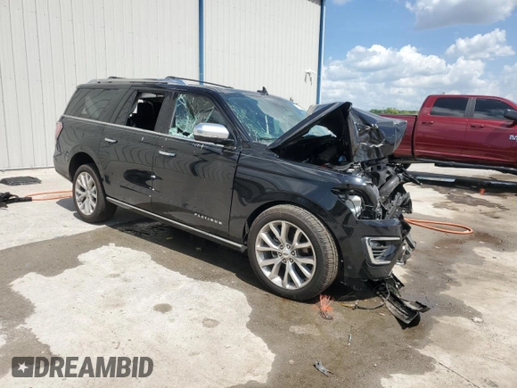 2019 Ford Expedition Max Platinum with VIN 1FMJK1MT4KEA48076, listed as a Copart auction lot 51675835 with 121,060 mi miles and Non repairable. Bid and sale history available at DreamBid. Image 4.