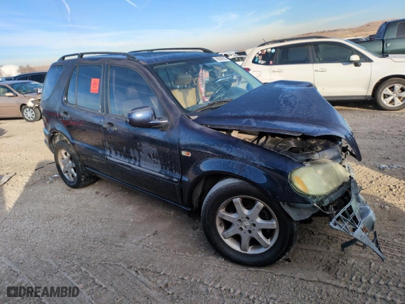 1999 Mercedes-Benz M-Class with VIN 4JGAB72E4XA096215, listed as a Copart auction lot 88049355 with 0 mi miles and Salvage Title. Bid and sale history available at carsss.com. Image 4.