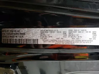 2021 Jeep Wrangler Unlimited Sahara Altitude с VIN 1C4HJXEN3MW796808, выставлен на аукционе Copart как лот 88975515 с пробегом 25 824 миль миль и Списание • Salvage title. История ставок и продаж доступна на DreamBid. Изображение 15.