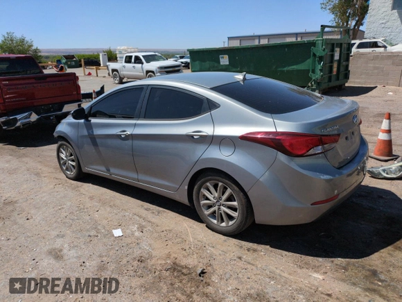 2014 Hyundai Elantra SE z VIN KMHDH4AE3EU150983, wystawiony jako Copart lot #58413865 z przebiegiem 174 038 mil mil oraz Szkoda całkowita • Salvage title. Historia ofert i sprzedaży dostępna na DreamBid. Obrazek 2.