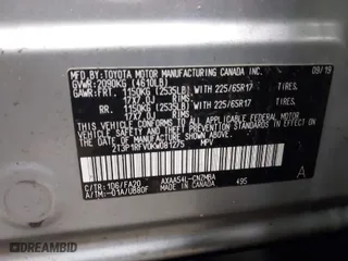 2019 Toyota RAV4 XLE with VIN 2T3P1RFV0KW081275, listed as a IAAI auction lot 41689832 with 72,963 mi miles. Bid and sale history available at carsss.com. Image 9.