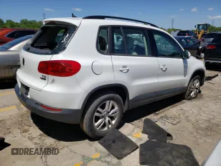 2016 Volkswagen Tiguan R-Line with VIN WVGBV7AX1GW593028, listed as a Copart auction lot 57425084 with Not Provided miles and Salvage Title. Bid and sale history available at DreamBid. Image 3.