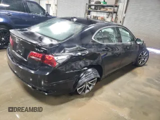 2017 Acura TLX V6 w/Advance Pkg with VIN 19UUB2F76HA007103, listed as a Copart auction lot 88563265 with 49,740 mi miles and Salvage title. Bid and sale history available at DreamBid. Image 3.