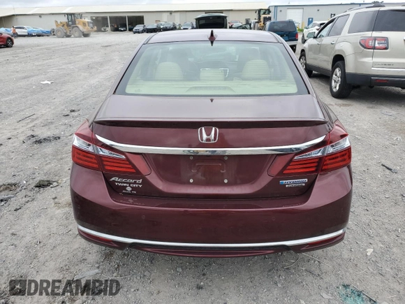 2017 Honda Accord Touring with VIN JHMCR6F76HC016657, listed as a Copart auction lot 55961665 with 74,569 mi miles and Salvage title. Bid and sale history available at DreamBid. Image 6.
