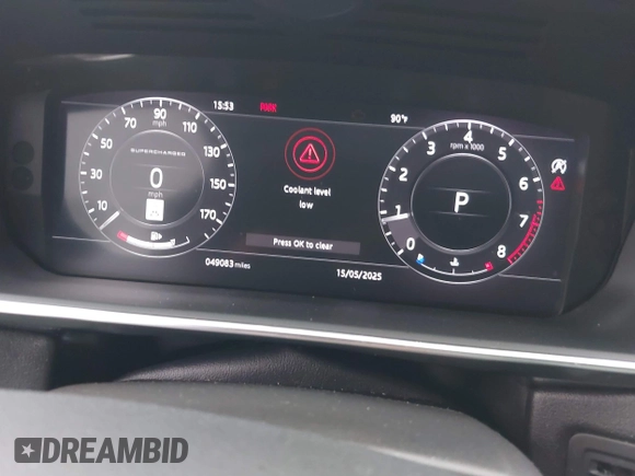 2018 Land Rover Range Rover Sport with VIN SALWR2RE4JA813646, listed as a IAAI auction lot 42257714 with 49,038 mi miles and . Bid and sale history available at DreamBid. Image 7.