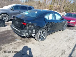 2022 Nissan Sentra SV with VIN 3N1AB8CV9NY235680, listed as a IAAI auction lot 41523366 with 27,277 mi miles and . Bid and sale history available at DreamBid. Image 4.