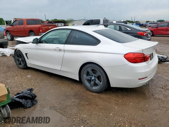 2015 BMW 4 Series 428i with VIN WBA3N7C59FK222559, listed as a Copart auction lot 60604025 with 151,375 mi miles and Salvage title. Bid and sale history available at DreamBid. Image 2.