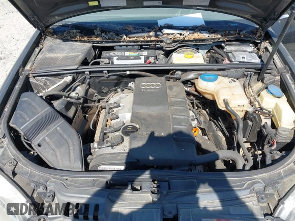 2005 Audi A4 2.0T with VIN WAUDF68E45A521904, listed as a IAAI auction lot 41668009 with 140,344 mi miles. Bid and sale history available at carsss.com. Image 10.