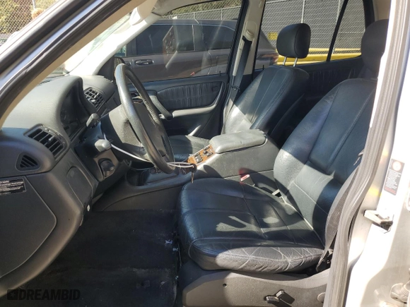 2001 Mercedes-Benz M-Class with VIN 4JGAB54E81A274037, listed as a Copart auction lot 76555544 with 202,446 mi miles and Salvage Title. Bid and sale history available at carsss.com. Image 7.