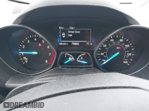 2017 Ford Escape SE with VIN 1FMCU9GD3HUD90154, listed as a IAAI auction lot 42181078 with 106,143 mi miles and . Bid and sale history available at DreamBid. Image 7.
