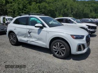 2024 Audi Q5 S line Premium with VIN WA1GAAFY3R2041684, listed as a Copart auction lot 58848705 with 13,434 mi miles and Salvage title. Bid and sale history available at DreamBid. Image 4.