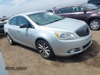 2012 Buick Verano with VIN 1G4PP5SK7C4168474, listed as a IAAI auction lot 41992077 with 104,816 mi miles. Bid and sale history available at carsss.com. Image 1.