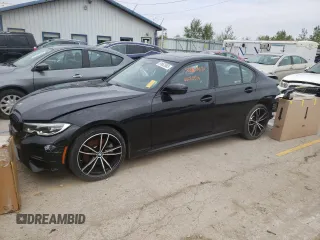 2019 BMW 3 Series 330i xDrive with VIN WBA5R7C54KFH25516, listed as a Copart auction lot 51862063 with 60,835 mi miles and Non Repairable. Bid and sale history available at carsss.com. Image 1.
