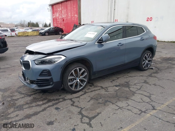2021 BMW X2 xDrive28i with VIN WBXYJ1C07M5S91450, listed as a IAAI auction lot 41461880 with 26,533 mi miles. Bid and sale history available at carsss.com. Image 18.