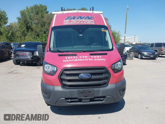 2020 Ford Transit Cargo with VIN 1FTBW3X8XLKB01219, listed as a IAAI auction lot 40268320 with 53,863 mi miles and . Bid and sale history available at DreamBid. Image 12.