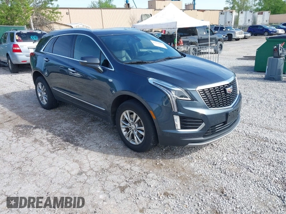2020 Cadillac XT5 Premium Luxury AWD with VIN 1GYKNDRS1LZ198880, listed as a IAAI auction lot 42059021 with 95,279 mi miles and . Bid and sale history available at DreamBid. Image 1.