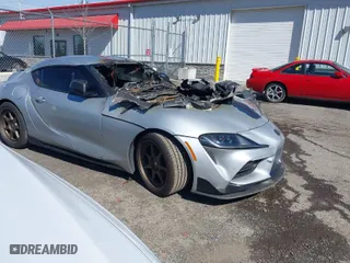 2021 Toyota GR Supra 3.0 with VIN WZ1DB0C09MW044025, listed as a IAAI auction lot 41188333 with NaN miles. Bid and sale history available at carsss.com. Image 1.