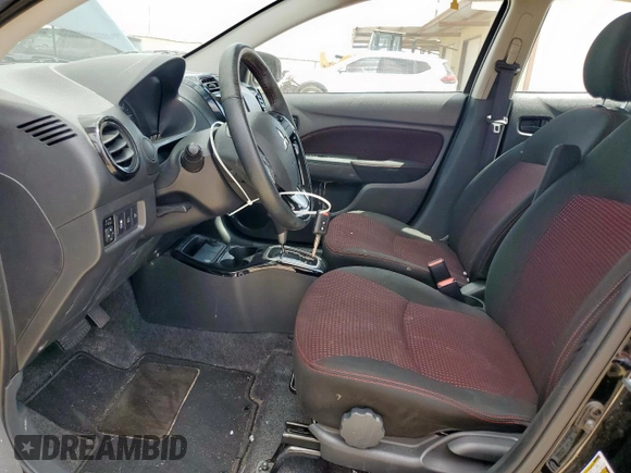 2024 Mitsubishi Mirage Black Edition with VIN ML32AWHJ8RH005115, listed as a Copart auction lot 61952585 with 30,764 mi miles and Clean title. Bid and sale history available at DreamBid. Image 7.