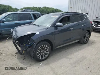2021 Hyundai Tucson Ultimate with VIN KM8J3CAL1MU381910, listed as a Copart auction lot 61262405 with Not provided miles and Salvage title. Bid and sale history available at DreamBid. Image 1.
