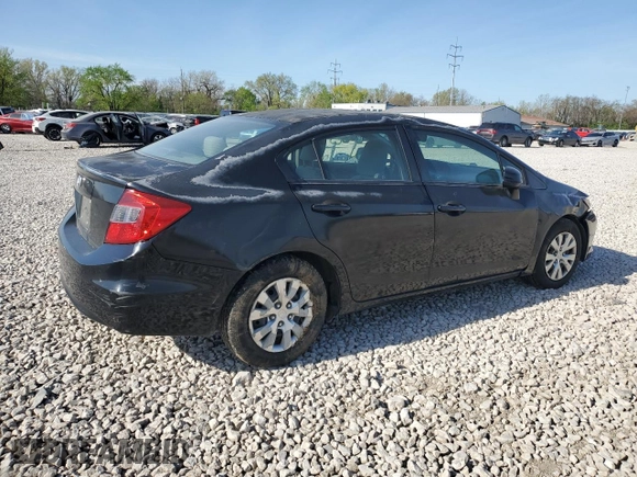 2012 Honda Civic LX with VIN 2HGFB2F56CH588345, listed as a Copart auction lot 54168335 with 149,901 mi miles and Salvage Title. Bid and sale history available at DreamBid. Image 3.