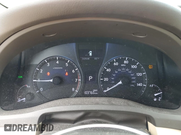 2013 Lexus RX 350 z VIN 2T2ZK1BA8DC129205, wystawiony jako Copart lot #59972385 z przebiegiem 103 760 mil mil oraz Szkoda całkowita • Salvage title. Historia ofert i sprzedaży dostępna na DreamBid. Obrazek 9.