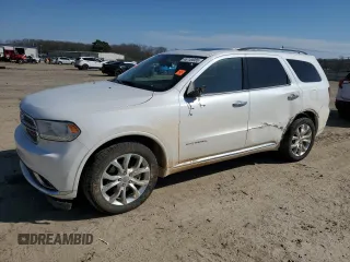 2017 Dodge Durango Citadel with VIN 1C4SDJET9HC703824, listed as a Copart auction lot 46749085 with 157,890 mi miles and Salvage Title. Bid and sale history available at carsss.com. Image 1.