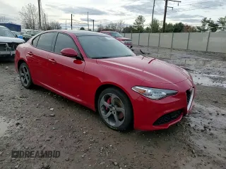 2018 Alfa Romeo Giulia with VIN ZARFAEDN3J7567151, listed as a Copart auction lot 85385364 with Not provided miles and Salvage title. Bid and sale history available at DreamBid. Image 10.
