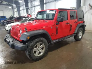 2017 Jeep Wrangler Unlimited Sport with VIN 1C4BJWDG7HL611783, listed as a Copart auction lot 59132345 with 179,797 mi miles and Salvage title. Bid and sale history available at DreamBid. Image 1.