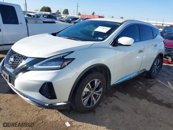 2021 Nissan Murano S with VIN 5N1AZ2AS0MC135856, listed as a IAAI auction lot 41006416 with 49,804 mi miles. Bid and sale history available at carsss.com. Image 17.