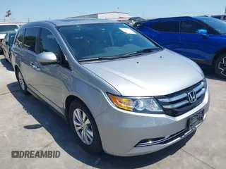 2017 Honda Odyssey EX-L with VIN 5FNRL5H6XHB001531, listed as a IAAI auction lot 41947763 with 101,899 mi miles and . Bid and sale history available at DreamBid. Image 1.