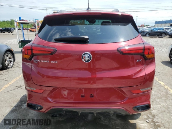 2021 Buick Encore GX Select with VIN KL4MMESL5MB112601, listed as a Copart auction lot 59312745 with 36,823 mi miles and Non repairable. Bid and sale history available at DreamBid. Image 6.