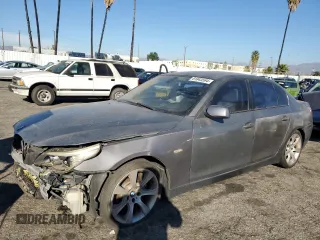 2008 BMW 5 Series 535i with VIN WBANW13598CZ77596, listed as a Copart auction lot 81843564 with 272,078 mi miles and Salvage Title. Bid and sale history available at carsss.com. Image 1.